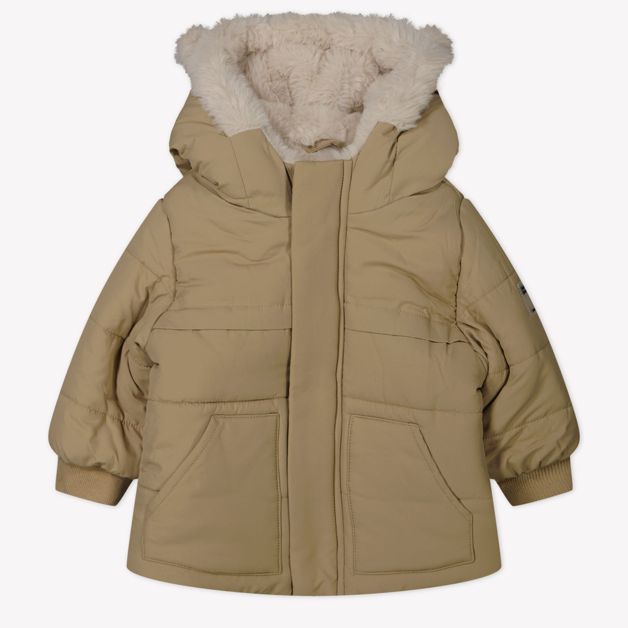 Mayoral Baby Jongens Winterjas In Beige