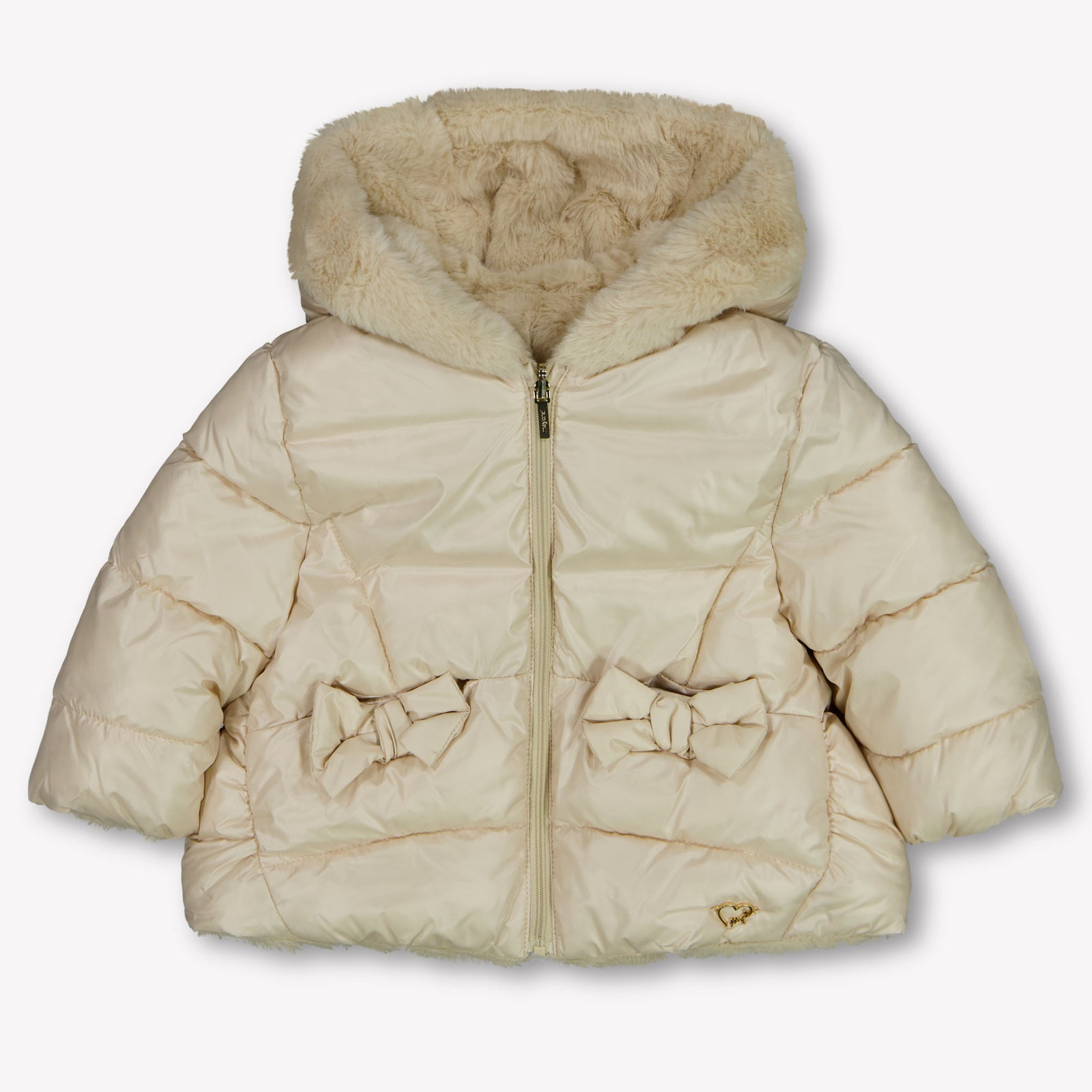 Mayoral Baby Meisjes Winterjas In Licht Beige