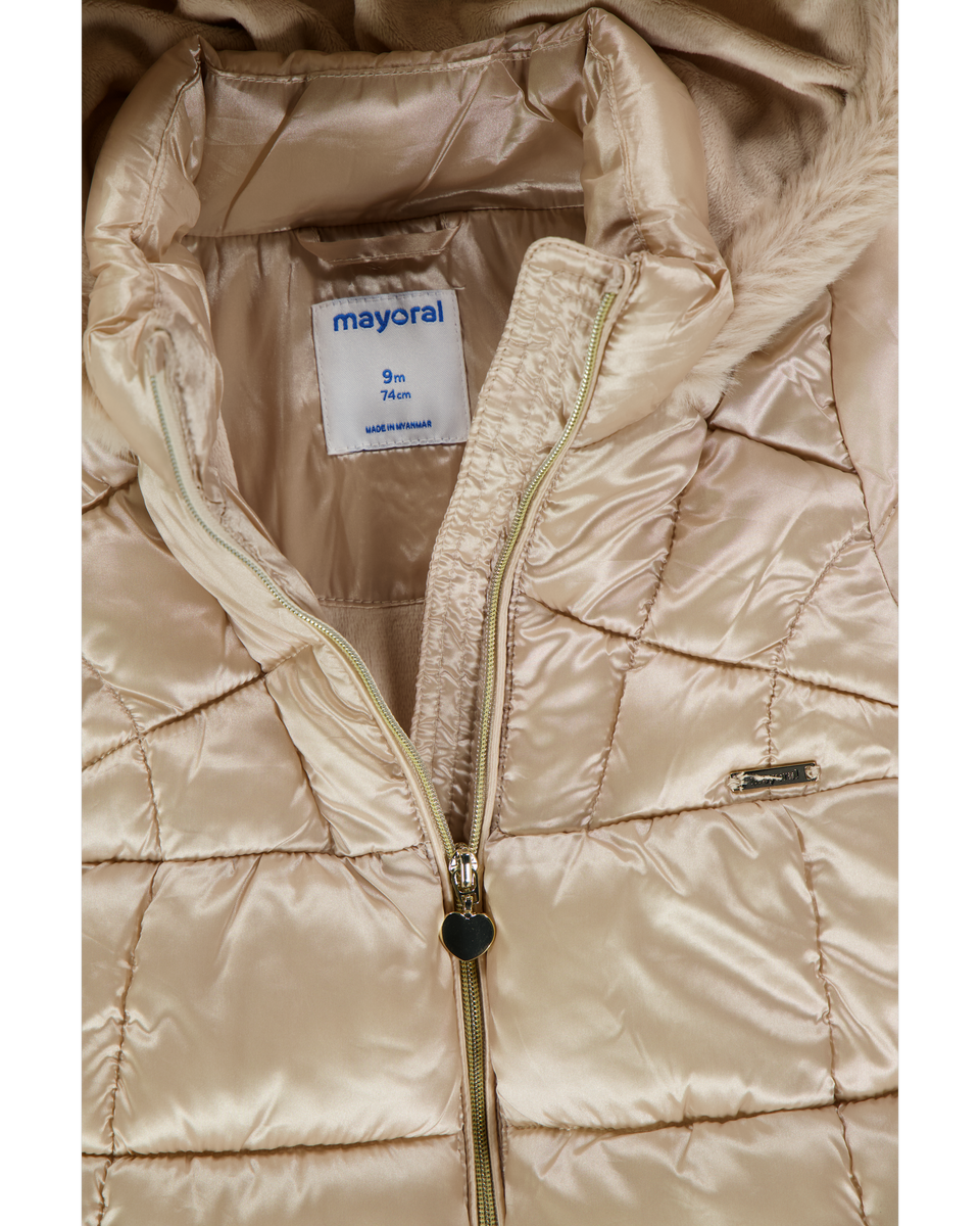Mayoral Baby Meisjes Winterjassen In Beige