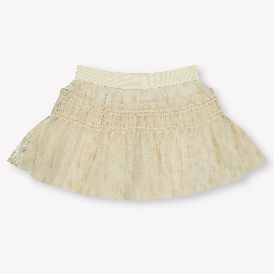 Mayoral Baby Girls Skirt  Light Beige