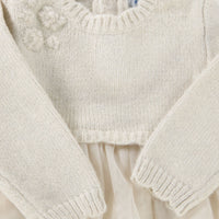 Mayoral Baby Girls Dress  Light Beige