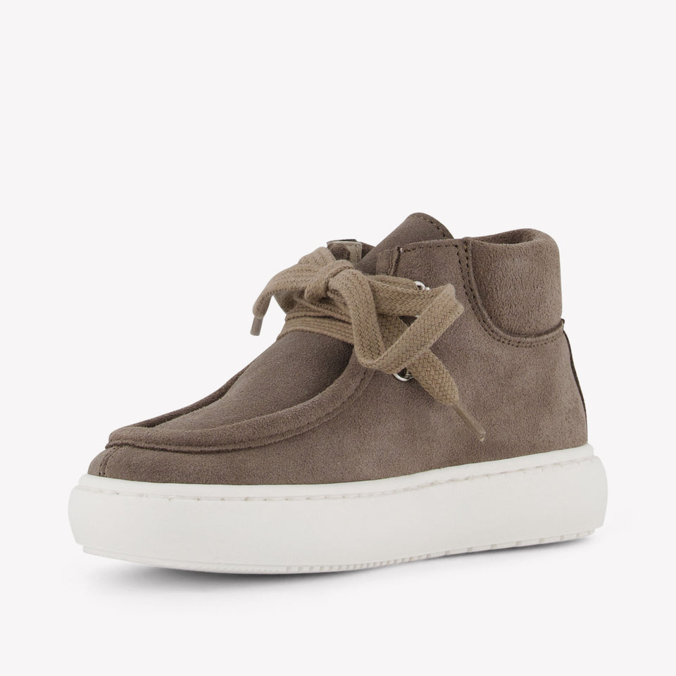 Andrea Montelpare Boys Shoes  Taupe