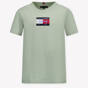 Tommy Hilfiger Kids Boys  T-Shirt Light Green