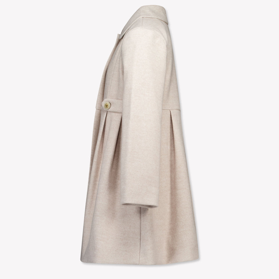 Mayoral Kids Girls Jackets In Light Beige