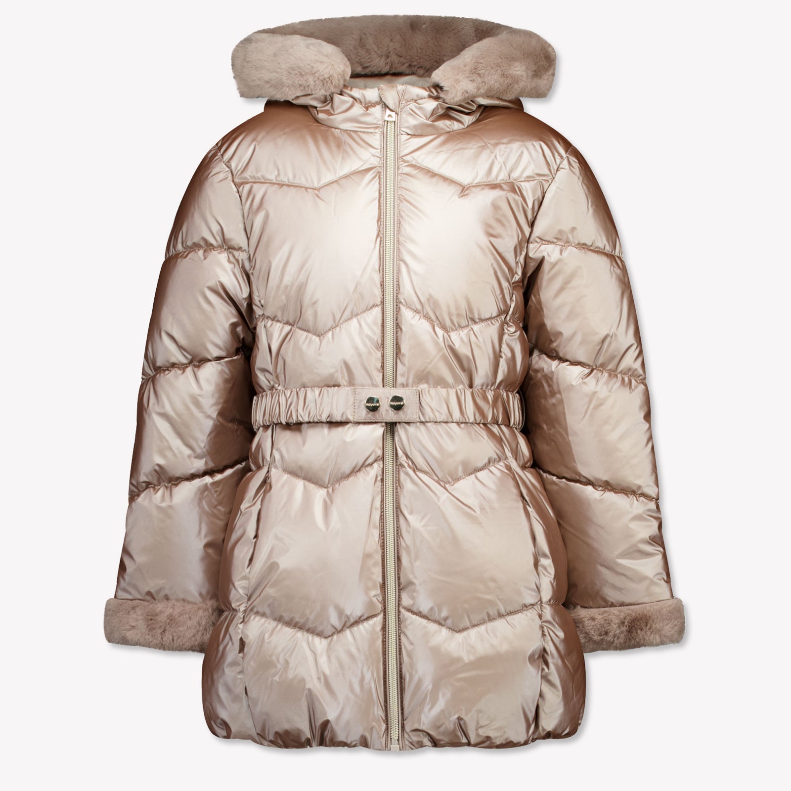 Mayoral Kinder Meisjes Winterjassen In Beige