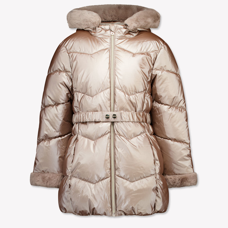 Mayoral Kids Girls Jackets In Beige
