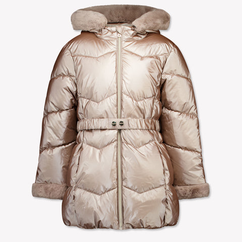 Mayoral Kinder Meisjes Winterjassen In Beige