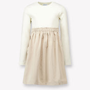 Mayoral Kids Girls Dress Beige