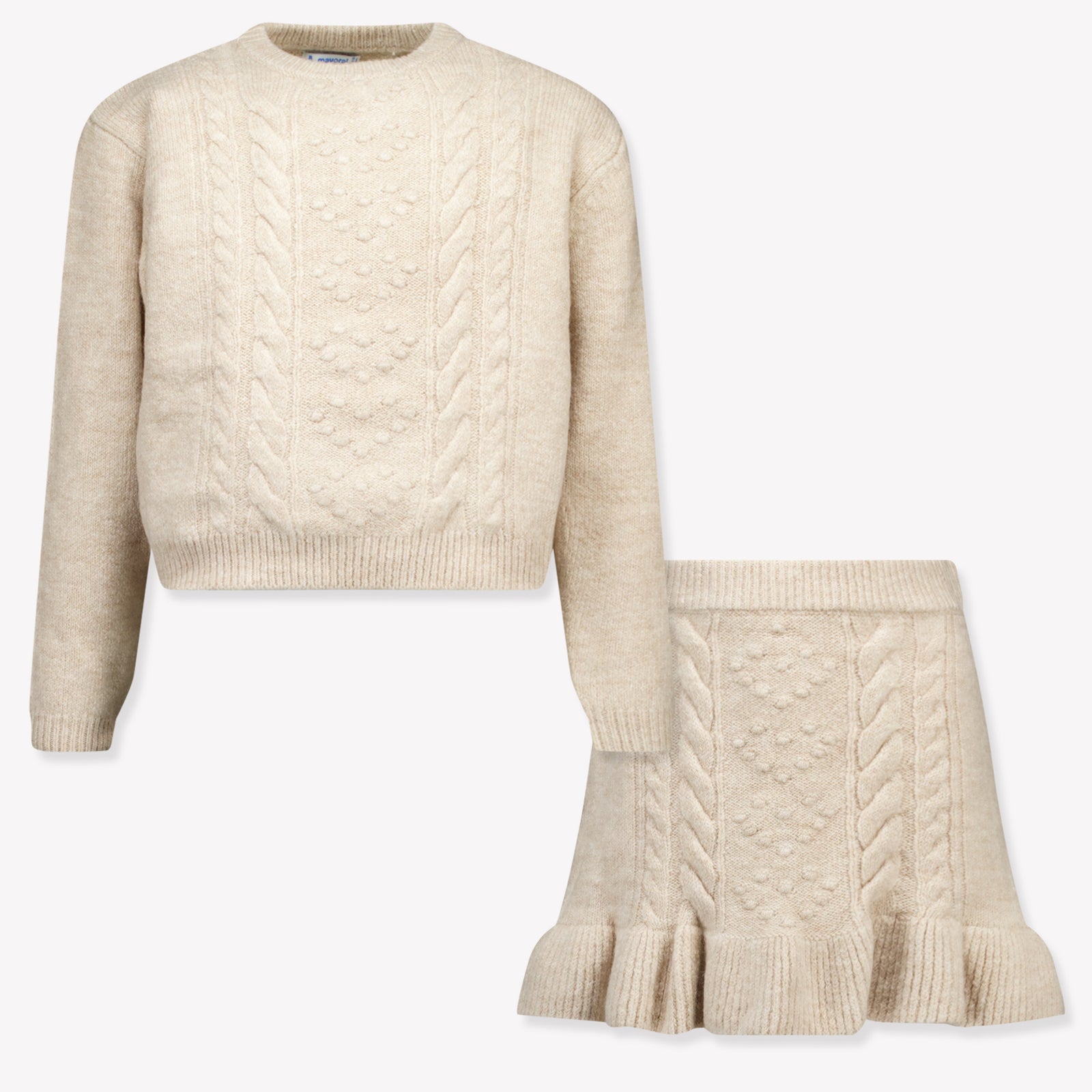 Mayoral Kinder Meisjes Setje In Beige