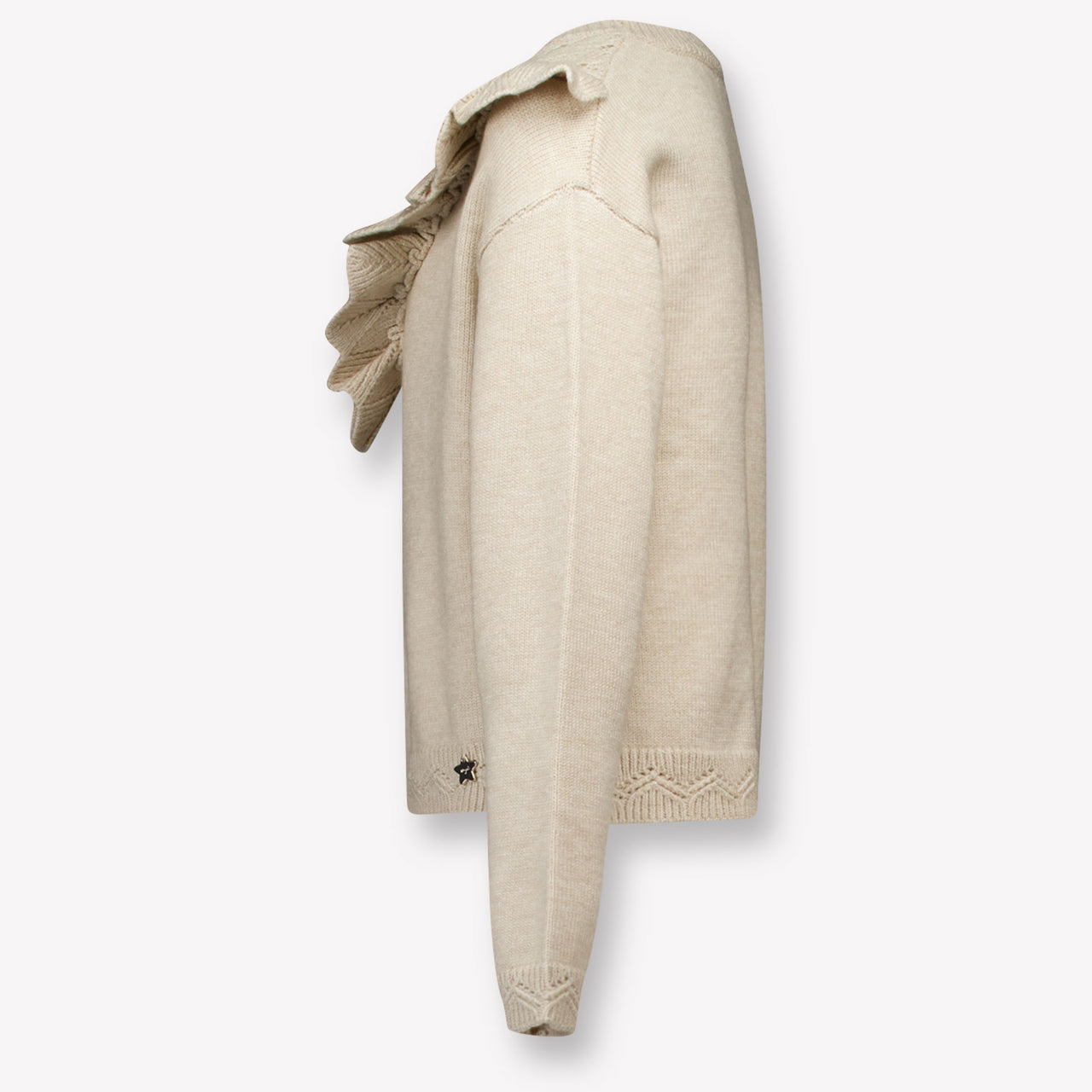 Mayoral Kids Girls Sweater in Light Beige