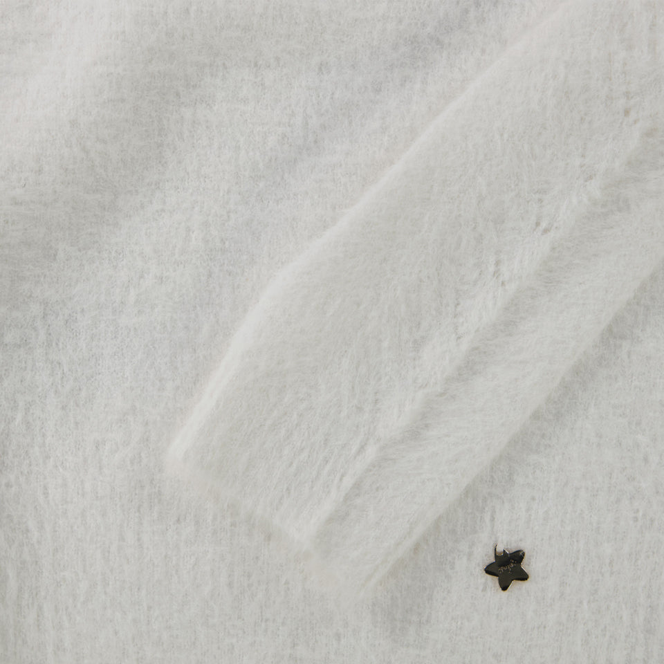 Mayoral Kids Girls Sweater in OffWhite