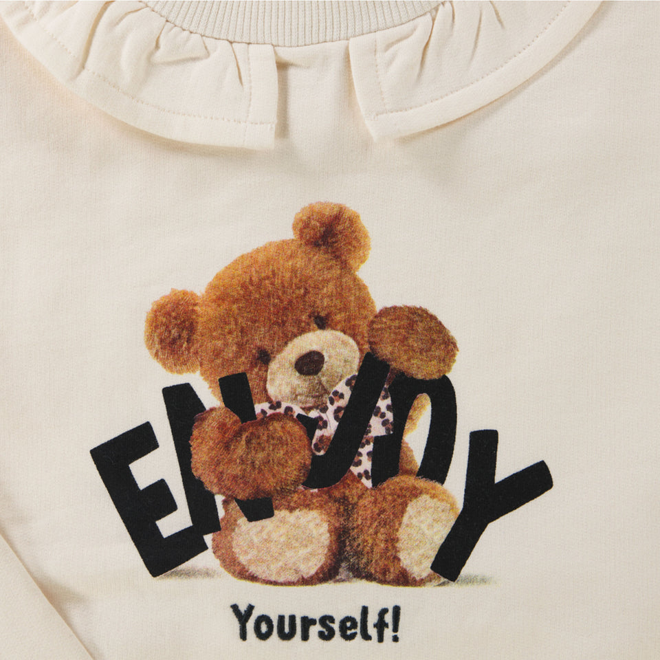 Mayoral Kids Girls Sweater in OffWhite