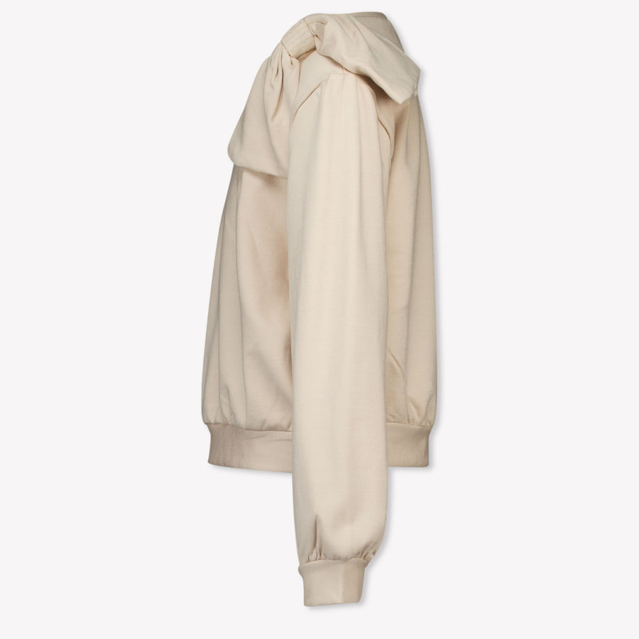 Mayoral Kids Girls Sweater in Light Beige