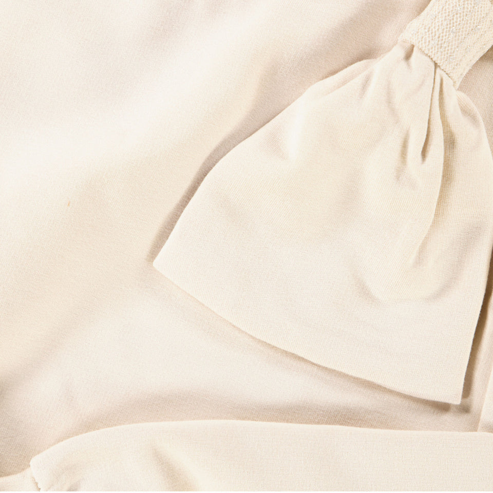 Mayoral Kids Girls Sweater in Light Beige