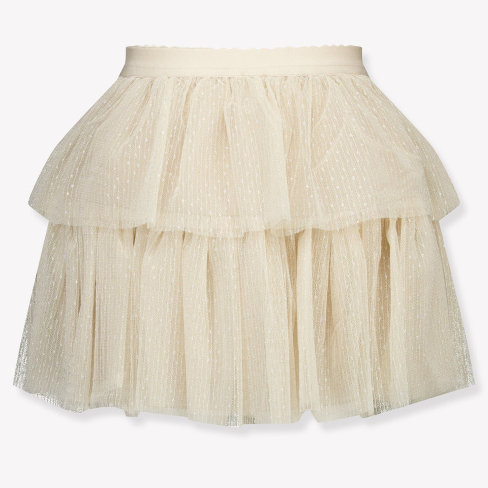 Mayoral Kids Girls Skirt Light Beige