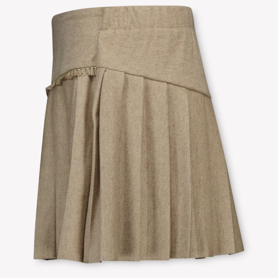 Mayoral Kids Girls Skirt Beige