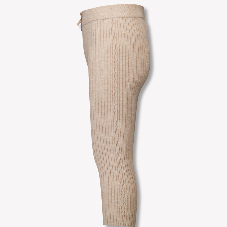 Mayoral Kids Girls Leggings in Beige