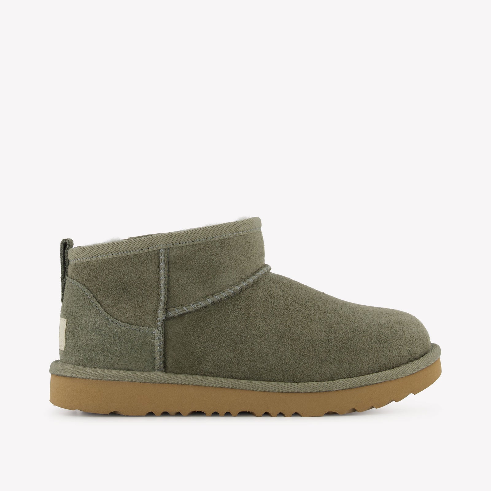 UGG Ultra mini Unisex Boots In Olive Green