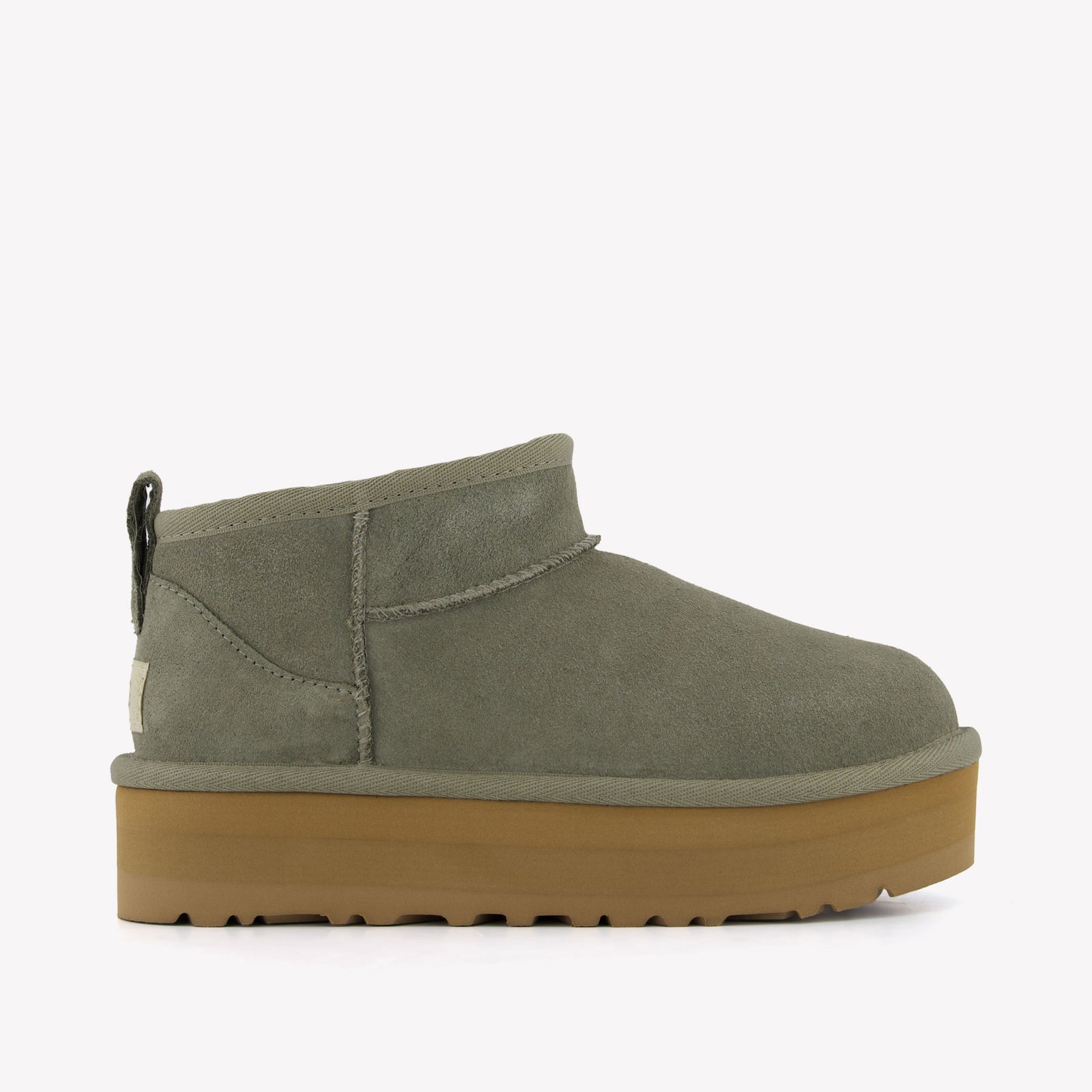 UGG Ultra Mini Platform Girls Boots In Olive Green