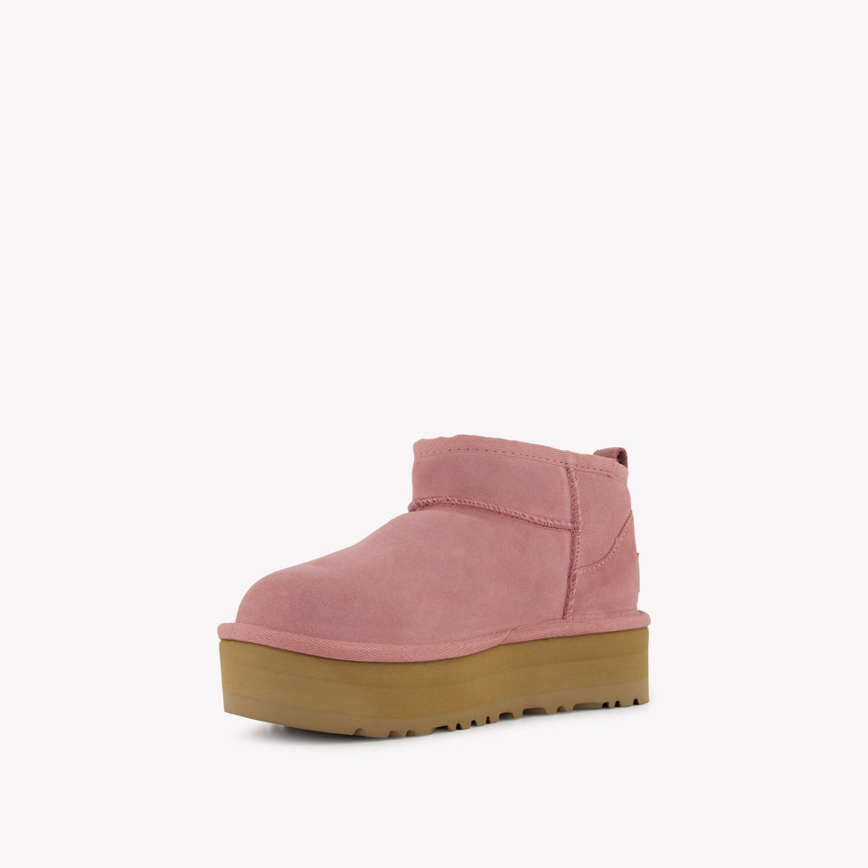 UGG Ultra Mini Platform Meisjes Laarzen In Roze