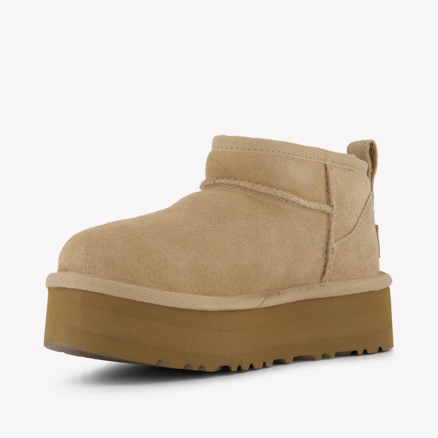 UGG Ultra Mini Platform Girls Boots In Sand