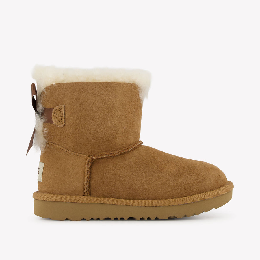 UGG Bailey Bow Girls Boots in Camel