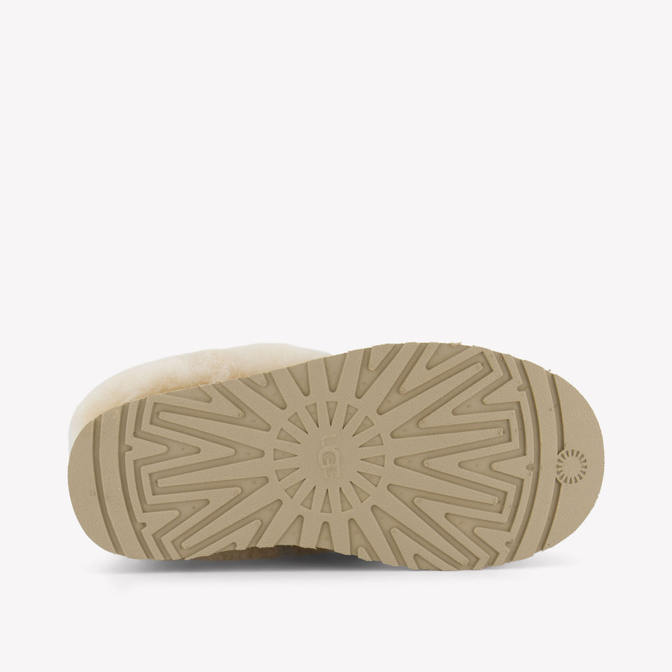 UGG Tazzelle Meisjes Sloffen In Licht Beige
