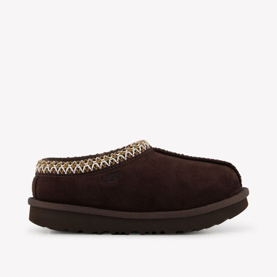 UGG Tasman II Unisex Kids Shoes in Dark Brown