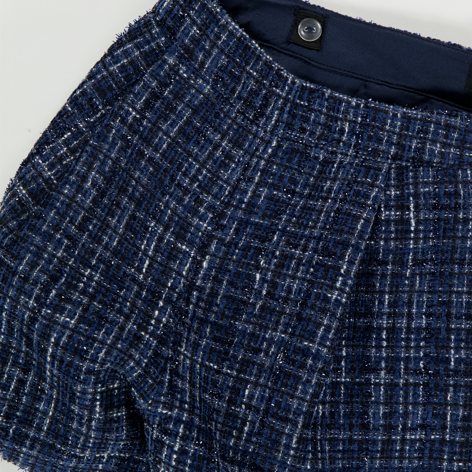 Prinsessefin Kinder Meisjes Shorts In Navy