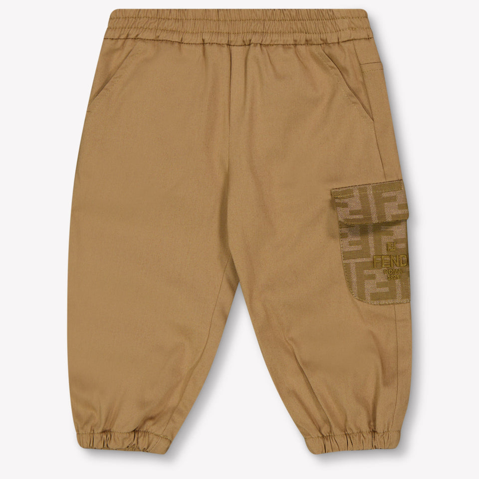 Fendi Baby Boys Pants Camel