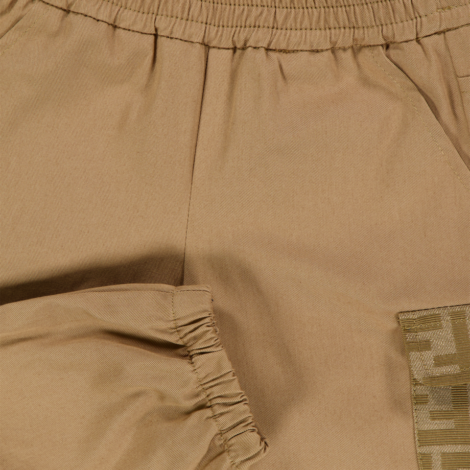 Fendi Baby Boys Pants Camel