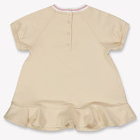 Fendi Baby Meisjes Jurk In Licht Beige