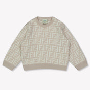 Fendi Baby Unisex Sweater in Gray