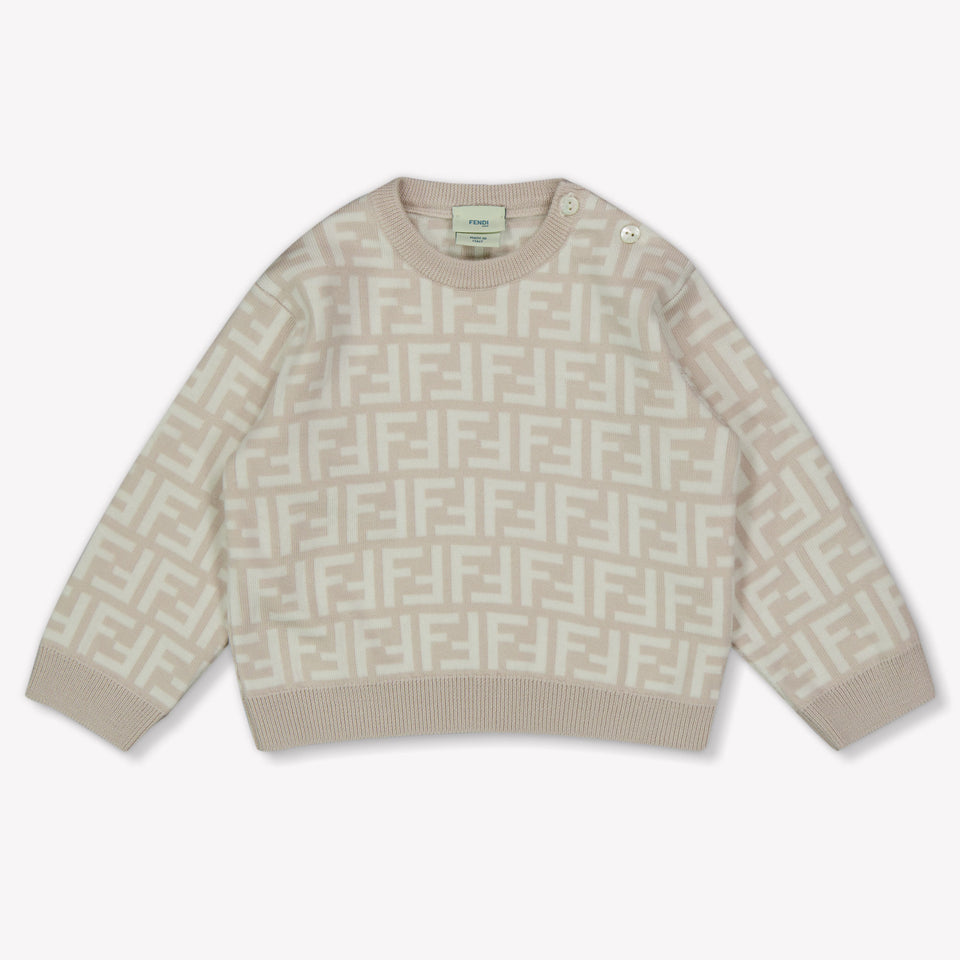 Fendi Baby Unisex Sweater in Gray