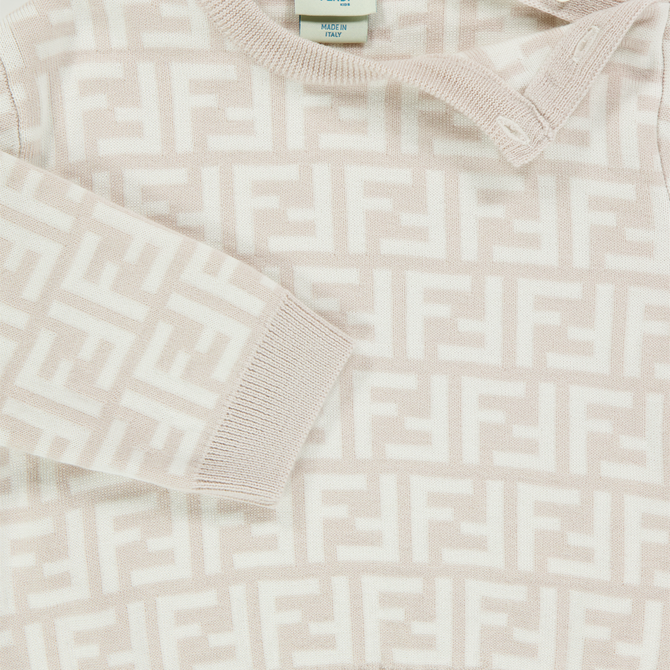 Fendi Baby Unisex Sweater in Gray