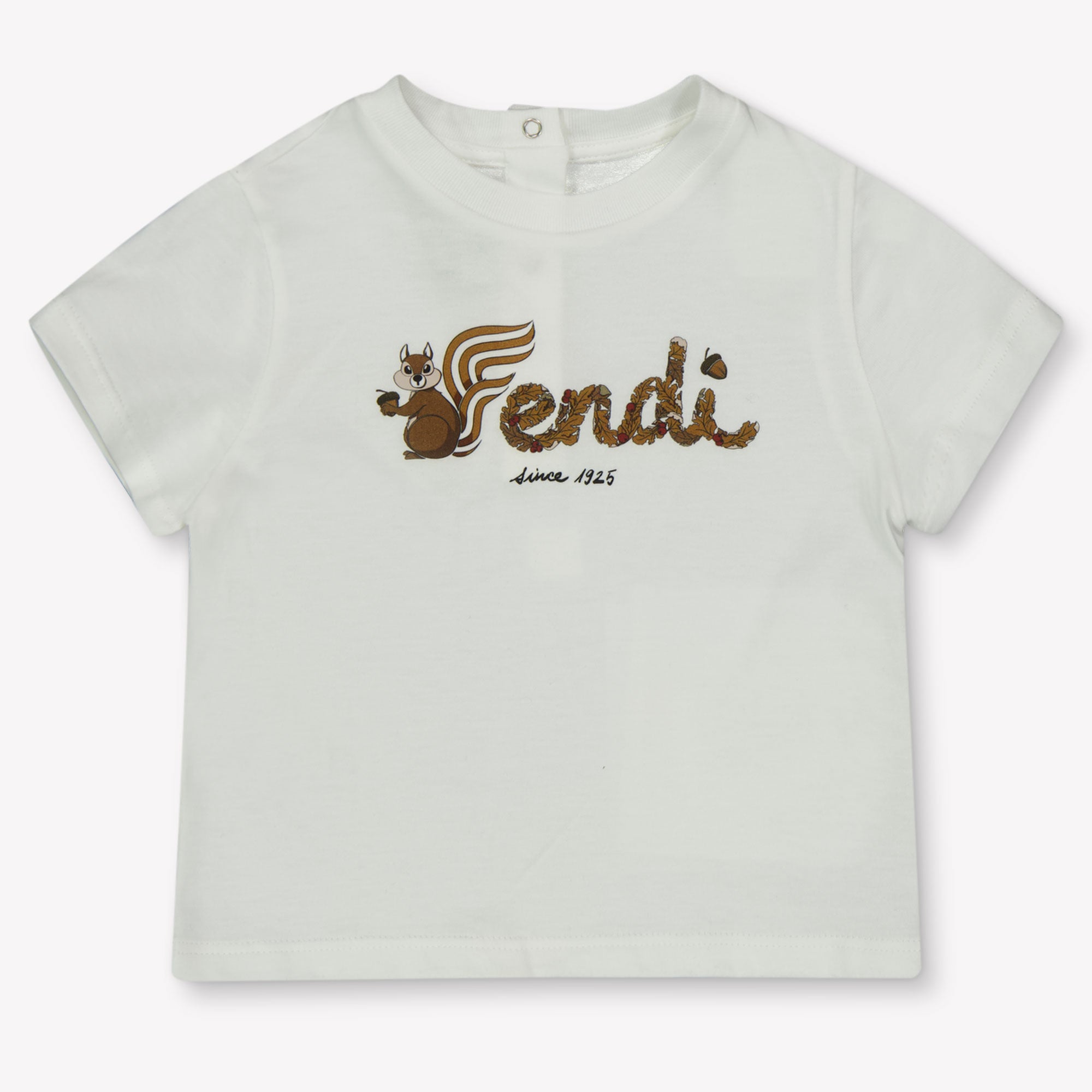 Fendi Baby Unisex T-Shirt In Wit