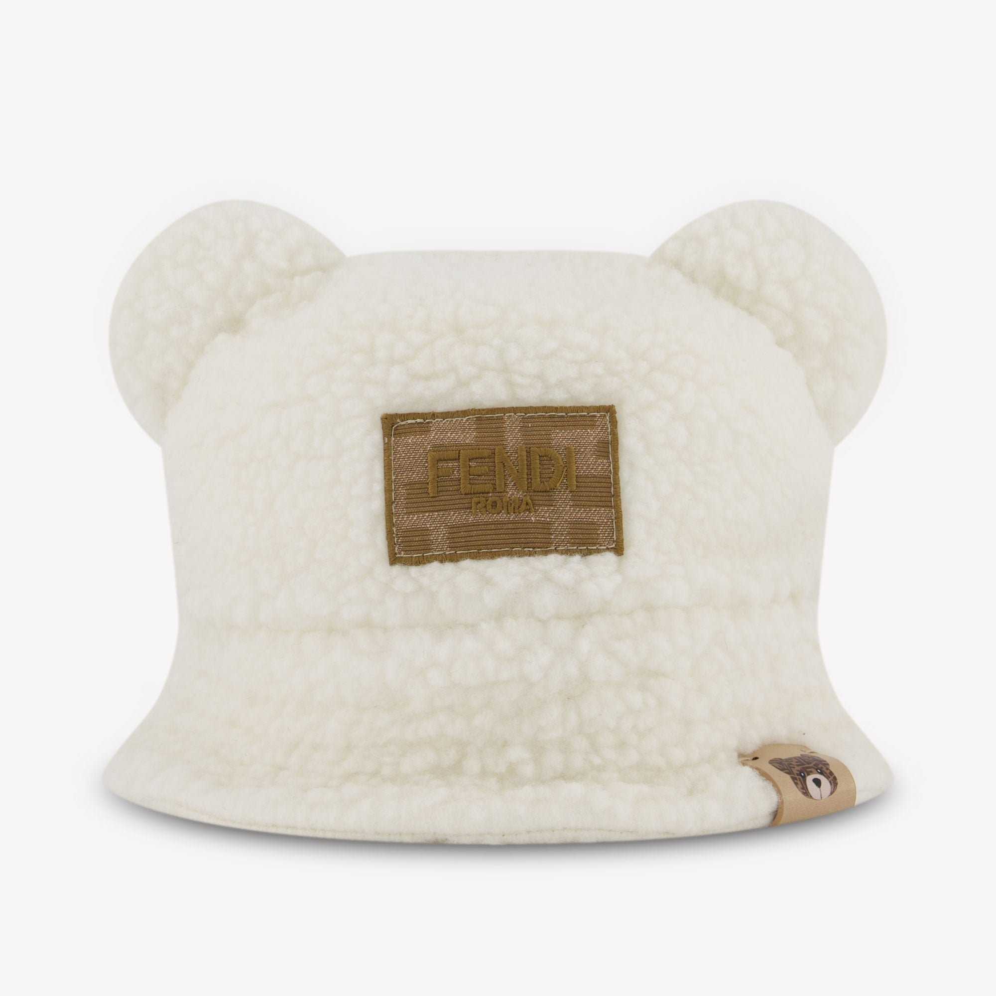 Fendi Baby Unisex Hoed In Off White