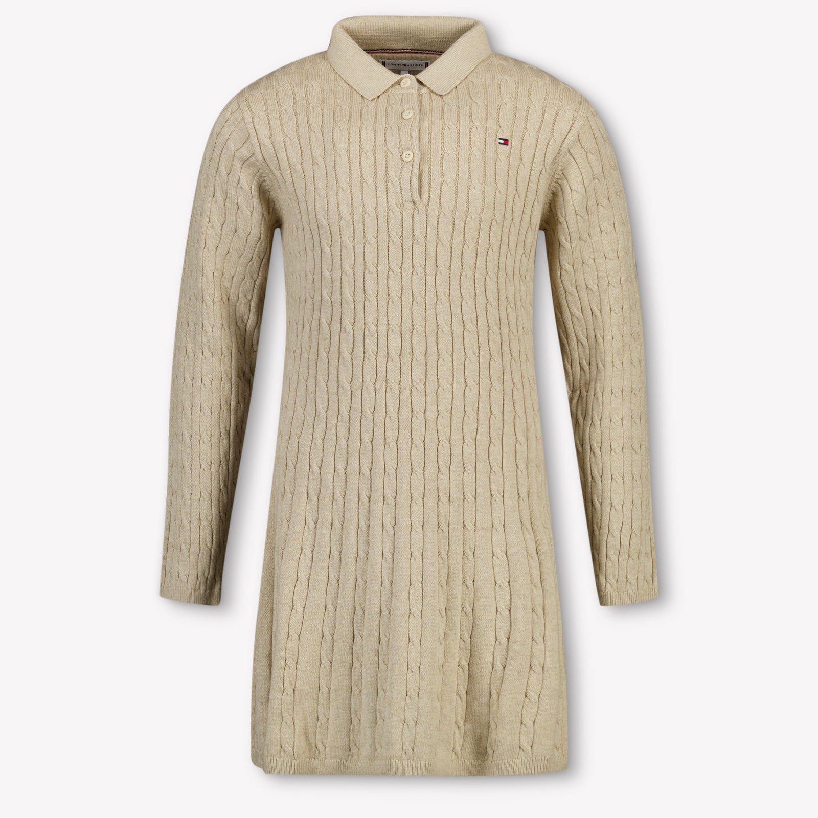 Tommy Hilfiger Kinder Meisjes Jurk In Beige