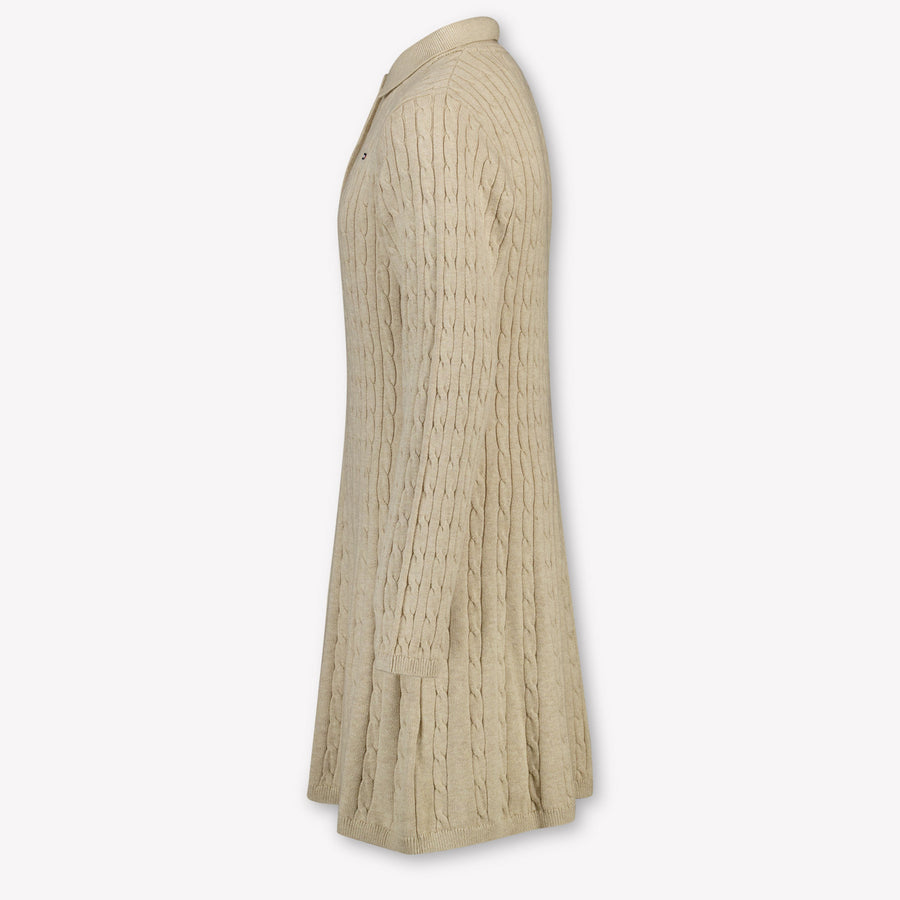 Tommy Hilfiger Kids Girls Dress Beige