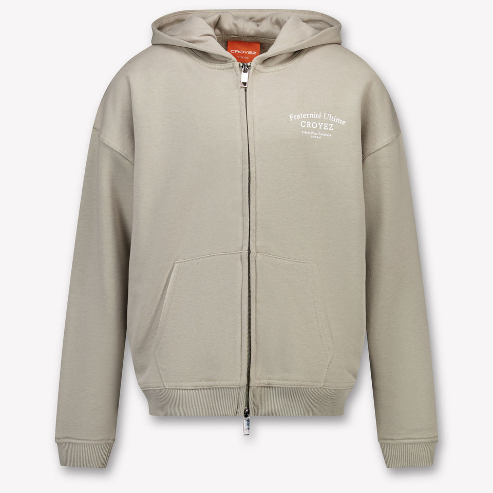 Croyez Kids Boys Cardigan In Beige