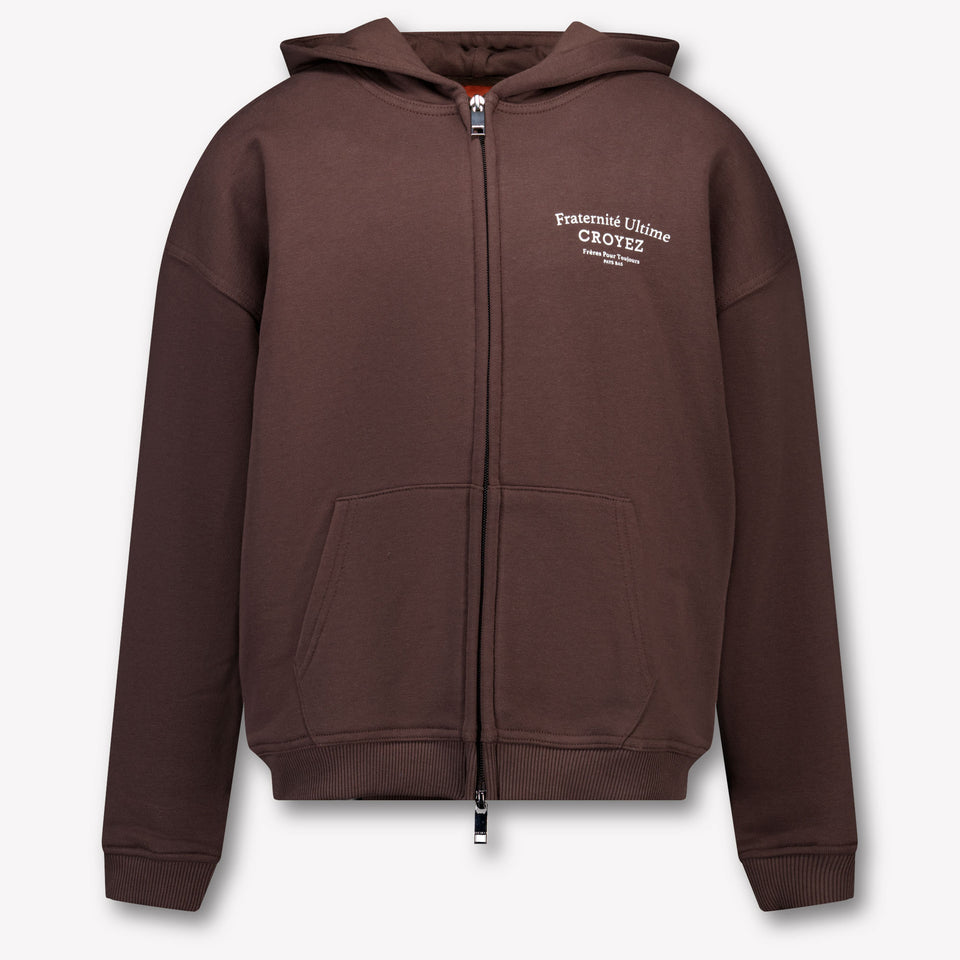 Croyez Kinder Jongens Vest In Bruin