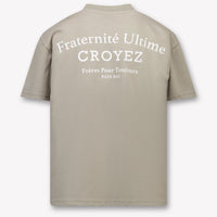 Croyez Kinder Jongens T-Shirt In Olijf Groen