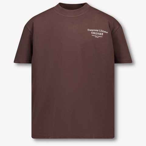 Croyez Kids Boys T-shirt in Brown