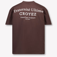 Croyez Kids Boys T-shirt in Brown