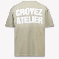 Croyez Kids Boys T-shirt in Olive Green