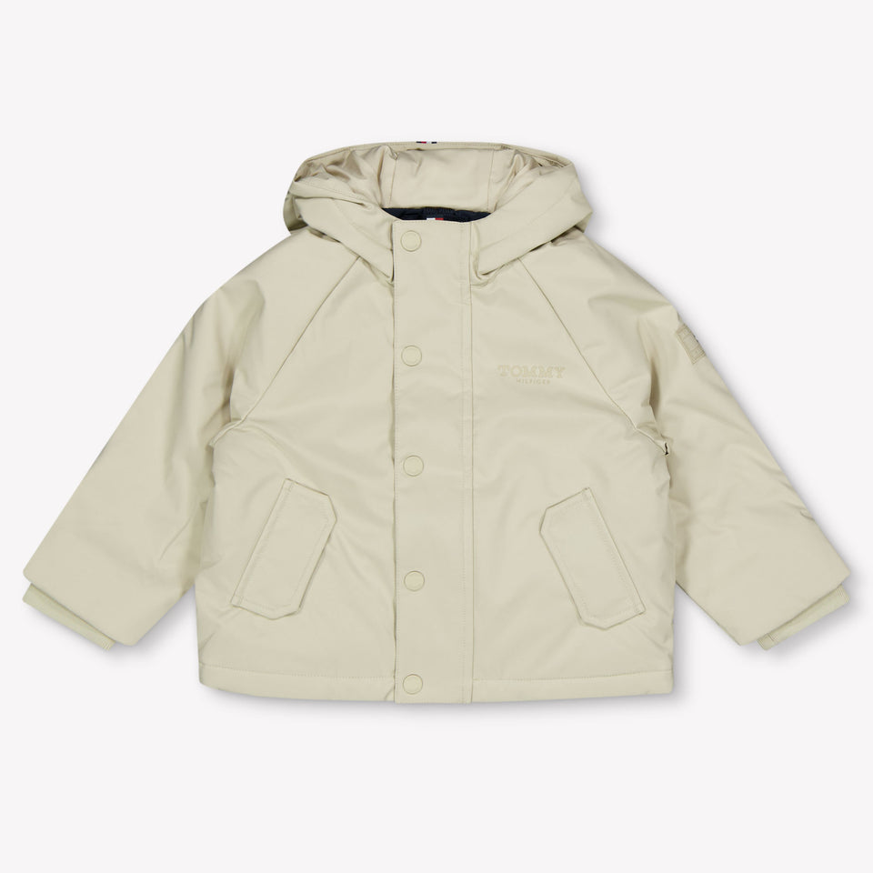 Tommy Hilfiger Baby Jongens Tussenjas In Licht Beige