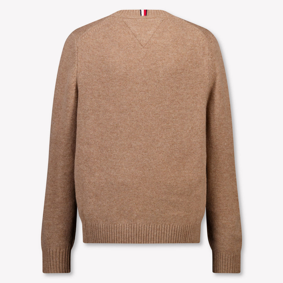 Tommy Hilfiger Kinder Jongens Trui In Camel