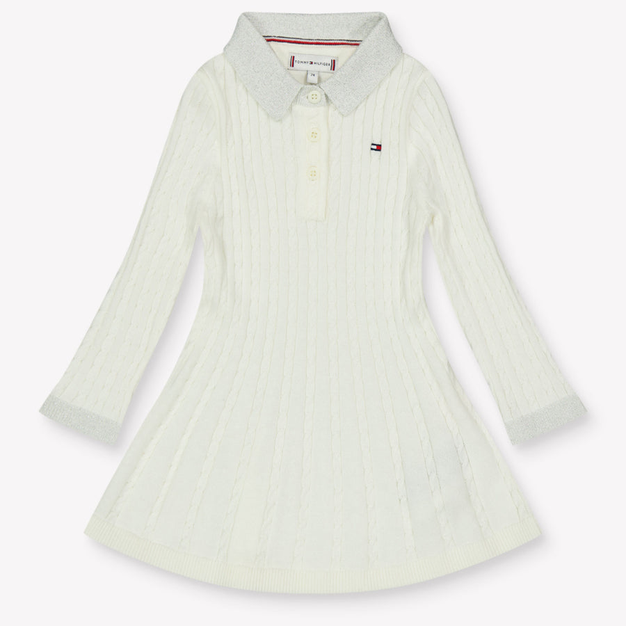 Tommy Hilfiger Baby Girls Dress in Off-White
