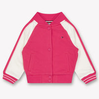 Tommy Hilfiger Baby Meisjes Tussenjas In Donker Roze