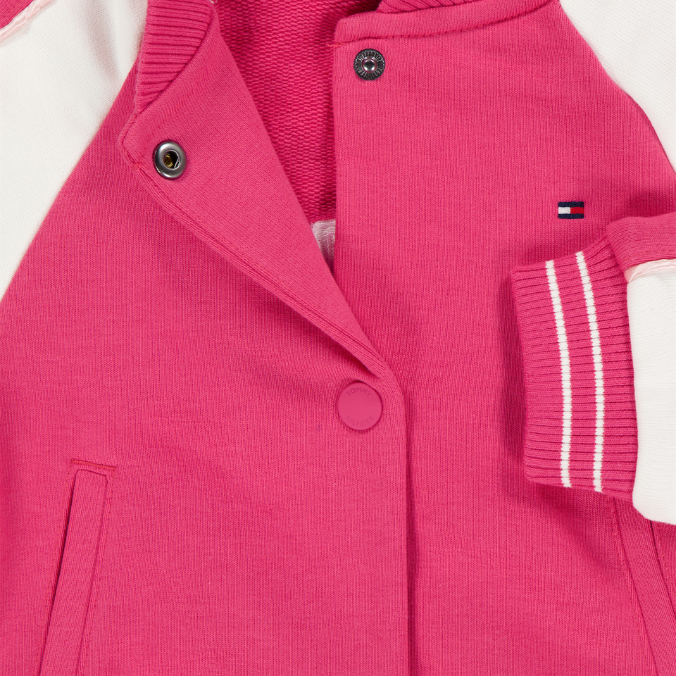 Tommy Hilfiger Baby Girls Jacket Dark Pink